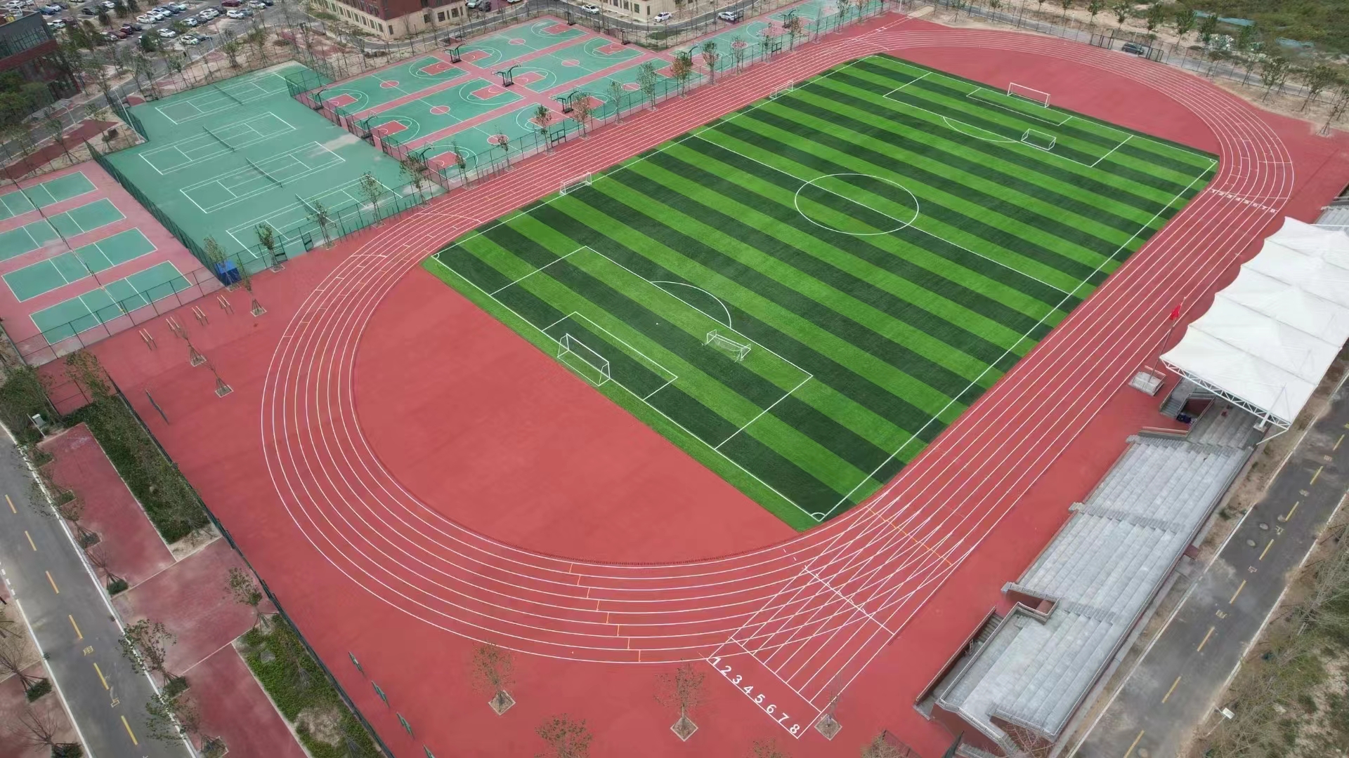 儋州市足球场人造草坪学校运动操场 - 排名